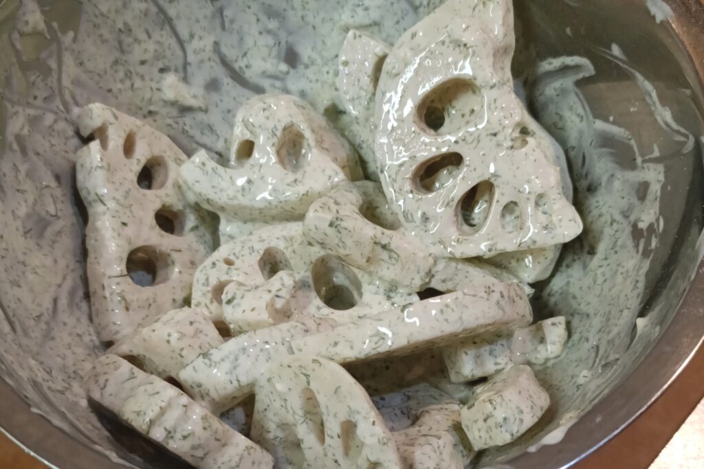 お弁当のおかず調理中