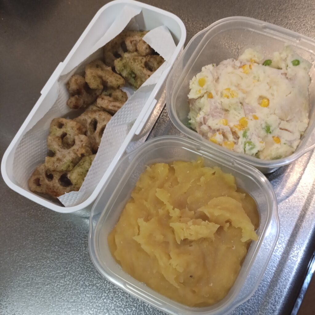 お弁当のおかず完成