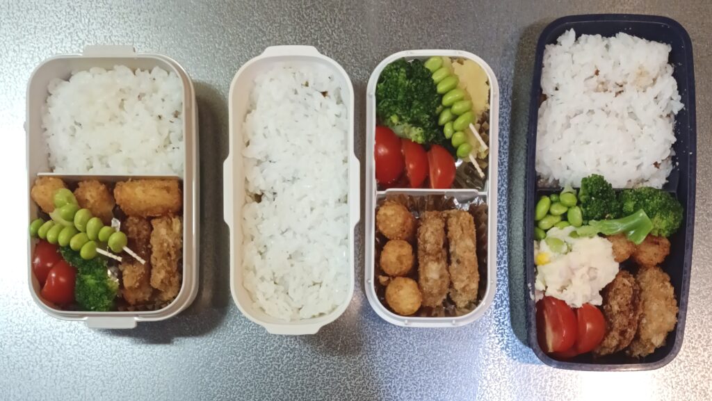 50代のお父さんが作る家族弁当
