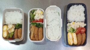 50代のお父さんが作った家族弁当