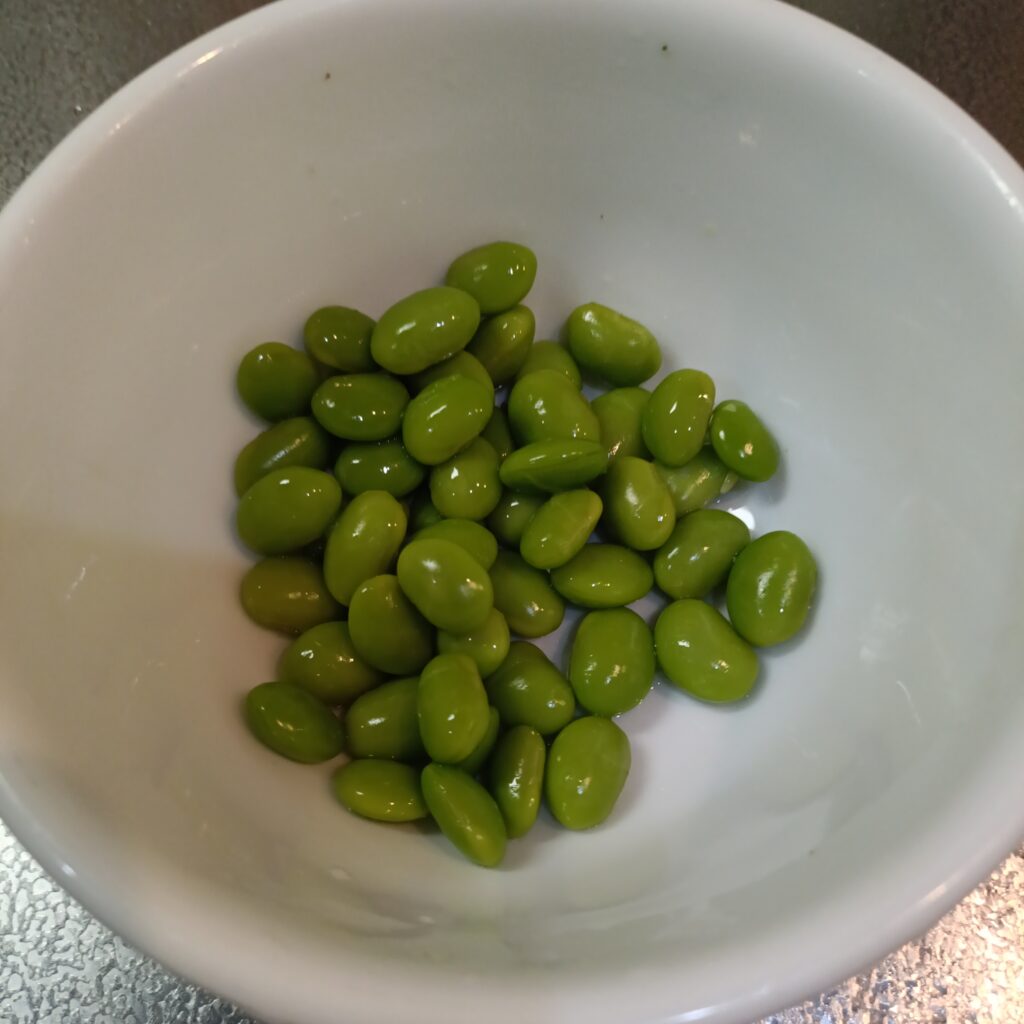 茹でたえだまめ