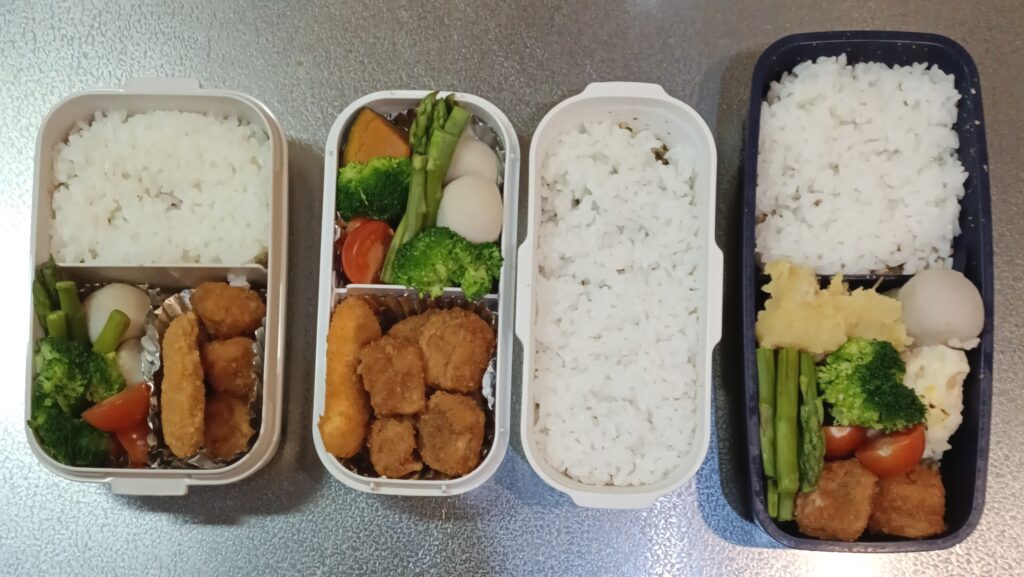 50代のお父さんが作った家族弁当