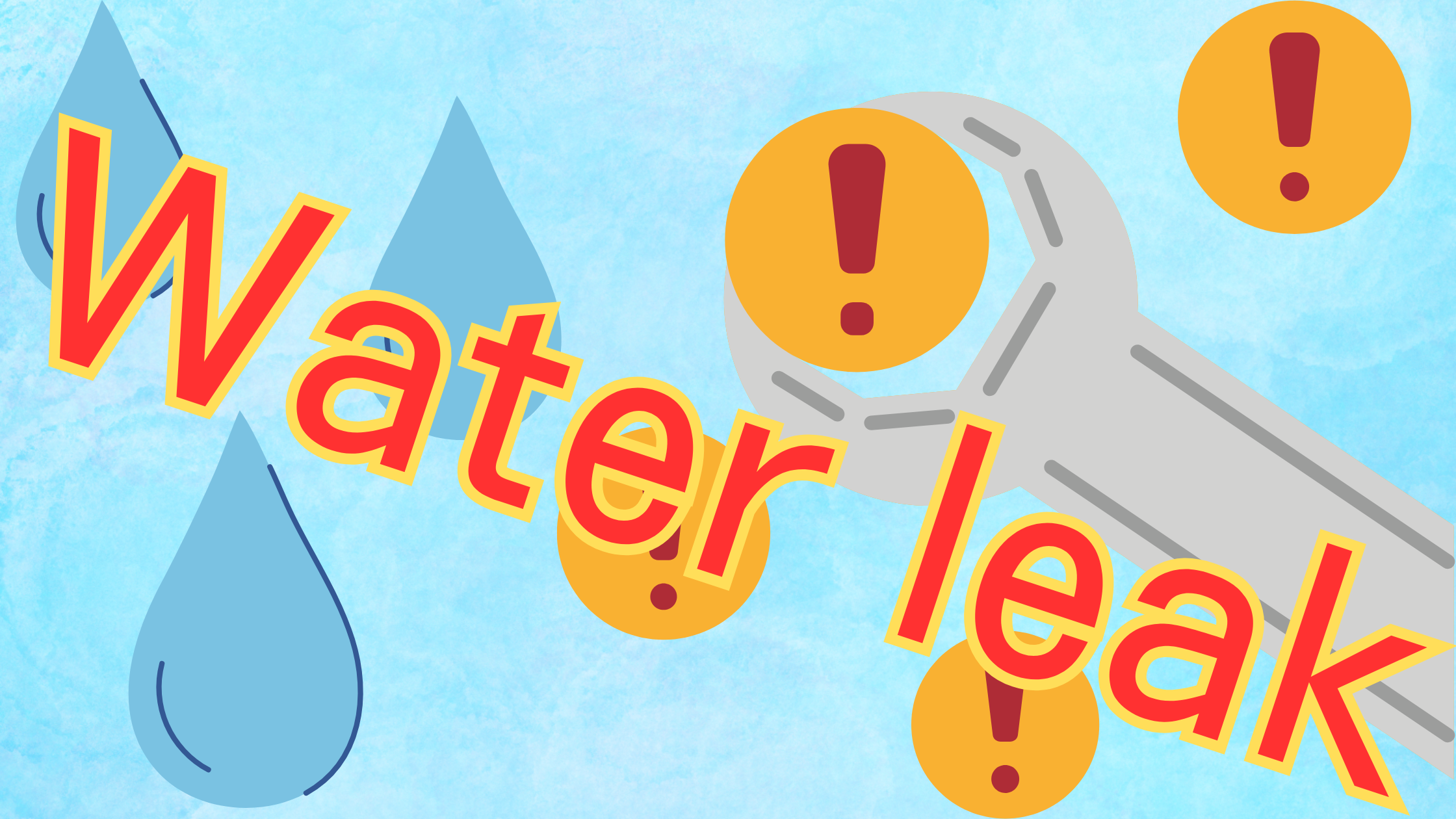 水漏れショック