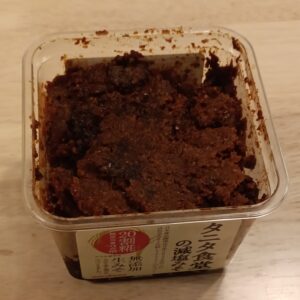 小出しにした味噌（日常使いしているもの）