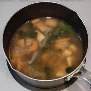 4月3日 お味噌汁