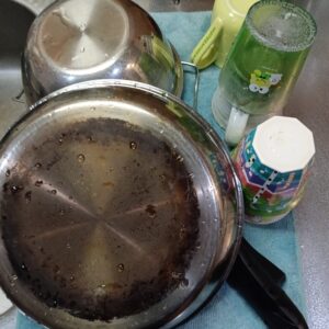 4月7日 洗い物終了