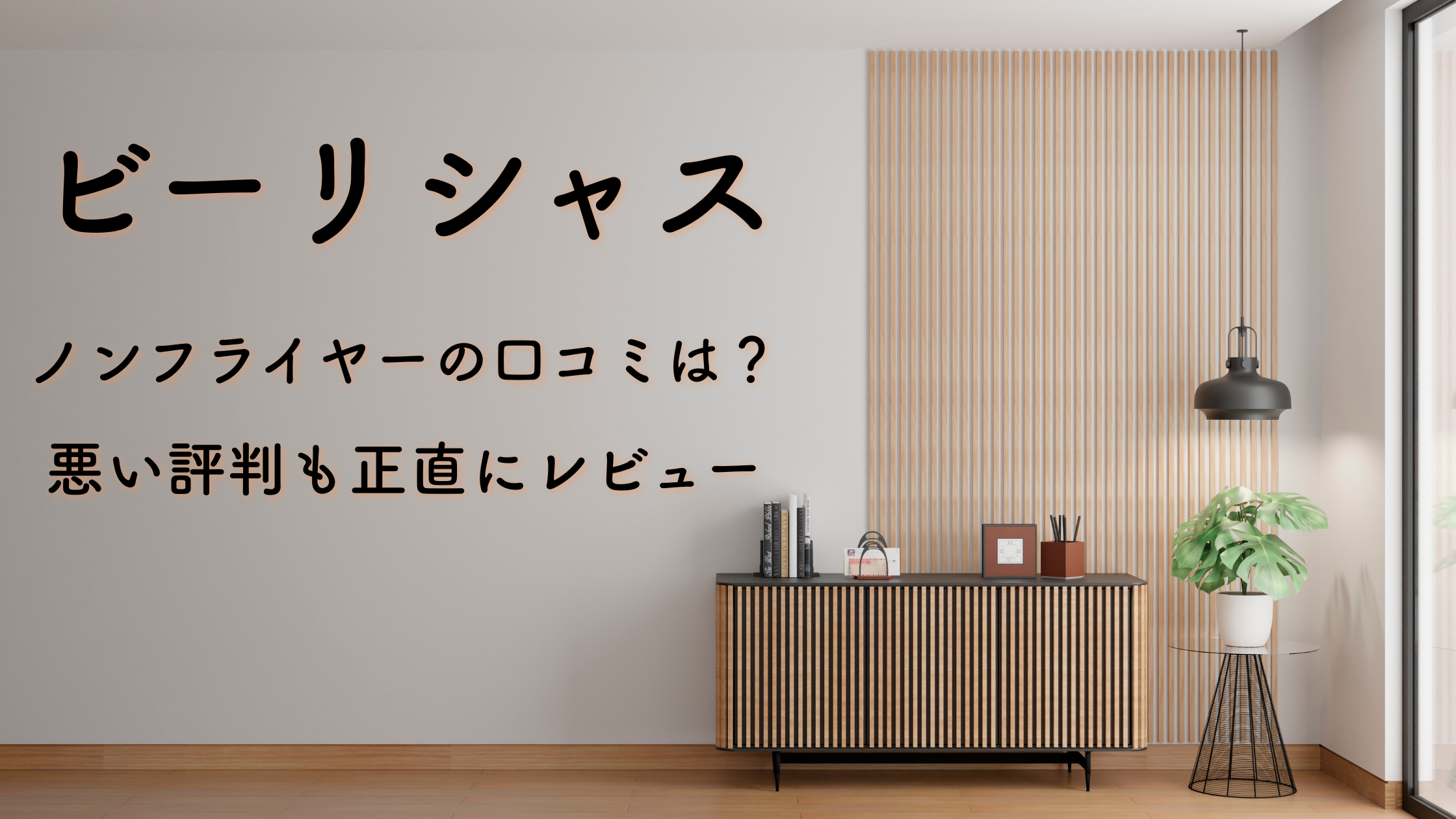 ビーリシャス ノンフライヤーの口コミは？悪い評判も正直にレビュー