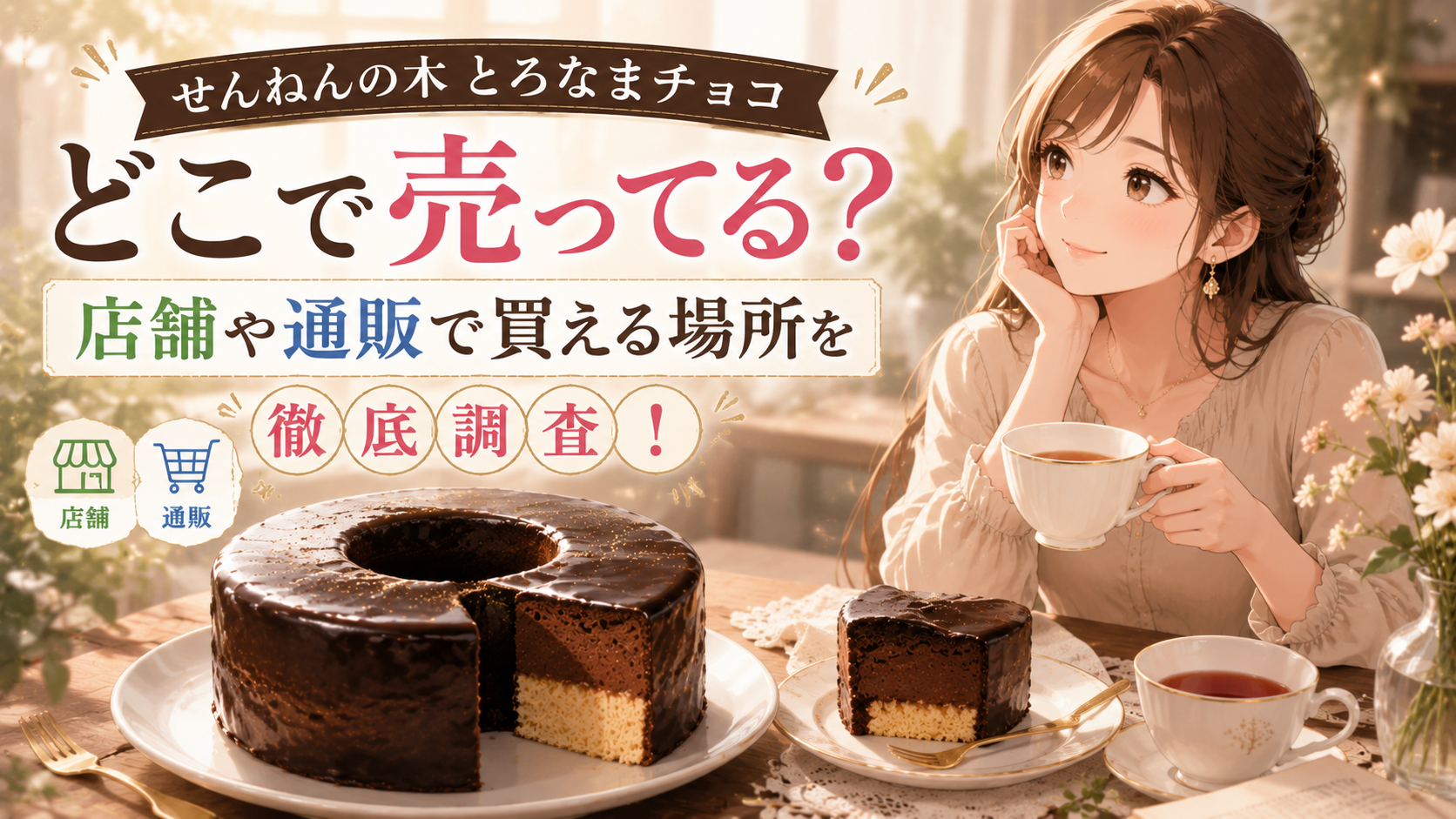 せんねんの木 とろなまチョコはどこで売ってる